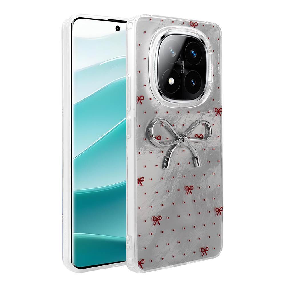 Redmi Note 14 Pro 4G Kılıf Kamera Korumalı Figürlü NXXA Ponti Silikon Kapak - Açık Mavi
