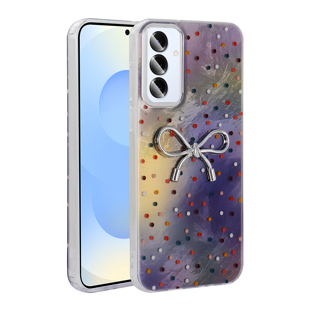 Galaxy A16 Kılıf Kamera Korumalı Figürlü NXXA Ponti Silikon Kapak - Lila