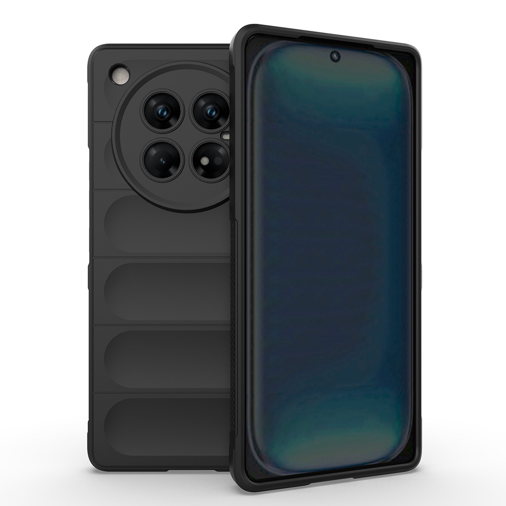 İnfinix Zero 40 5G Kılıf Esnek TPU Oyuklu Arka Yüzey Tasarımlı NXXA Etnik Silikon Kapak - Siyah