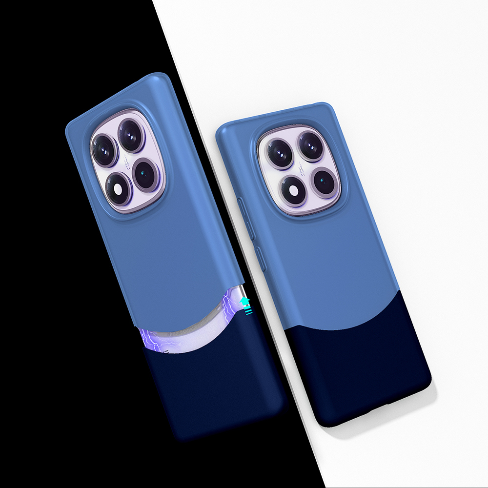 Redmi Note 14 Pro 4G Kılıf Mıknatıslı NXXA Duble Kapak - Lacivert