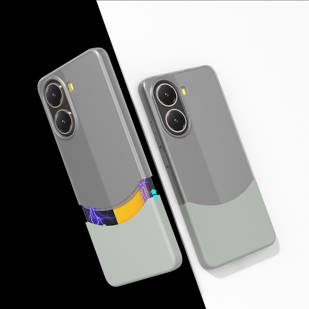 Poco X7 Pro Kılıf Mıknatıslı NXXA Duble Kapak - Gri