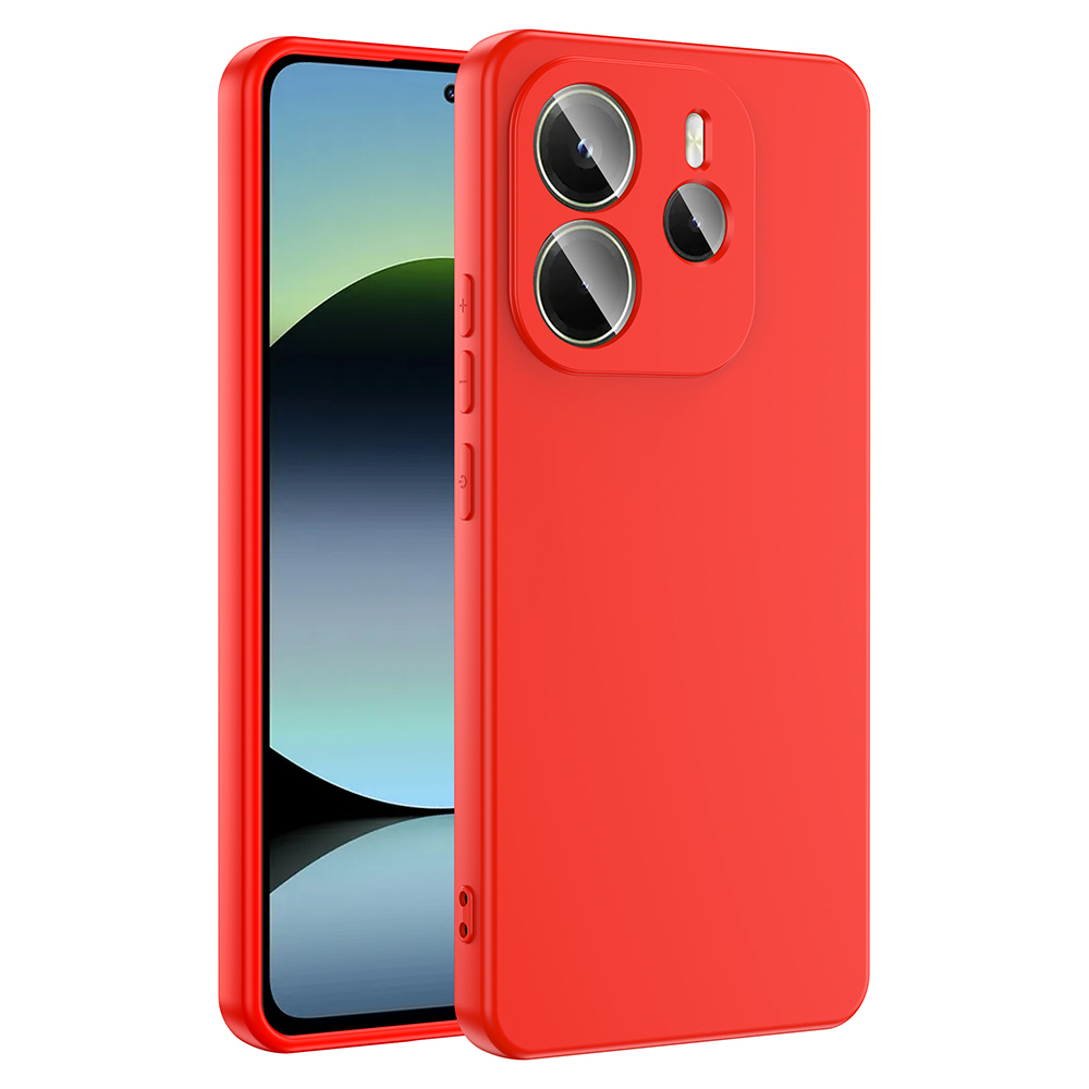Redmi Note 14 4G Kılıf NXXA Mara Lansman Kapak - Kırmızı