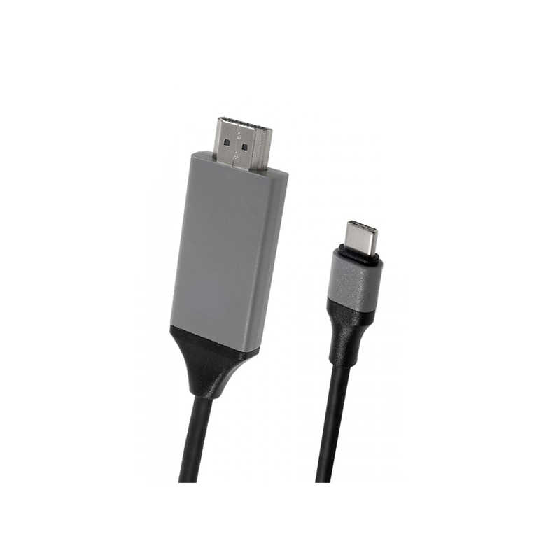 Siyah Type-C HDMI Kablo Kırmızı Kutulu