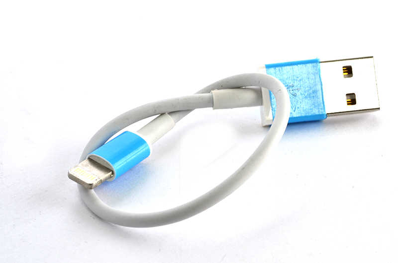 Beyaz Lightning Beyaz 25-30 Cm Kısa Usb Kablo