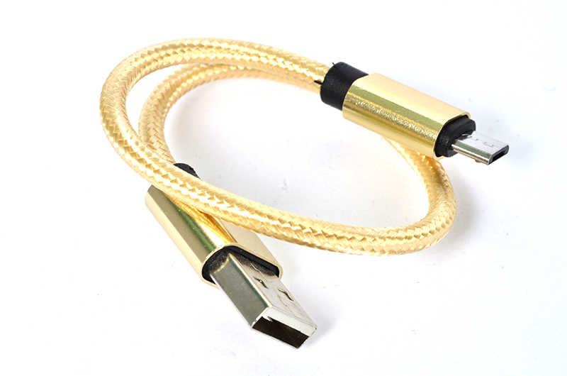 Gold 30 Cm Halat Micro Usb Kablo