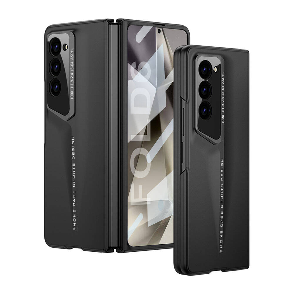 Galaxy Z Fold 6 Kılıf Ultra İnce Kamera Korumalı Sert Rubber NXXA Procase Kapak-Siyah