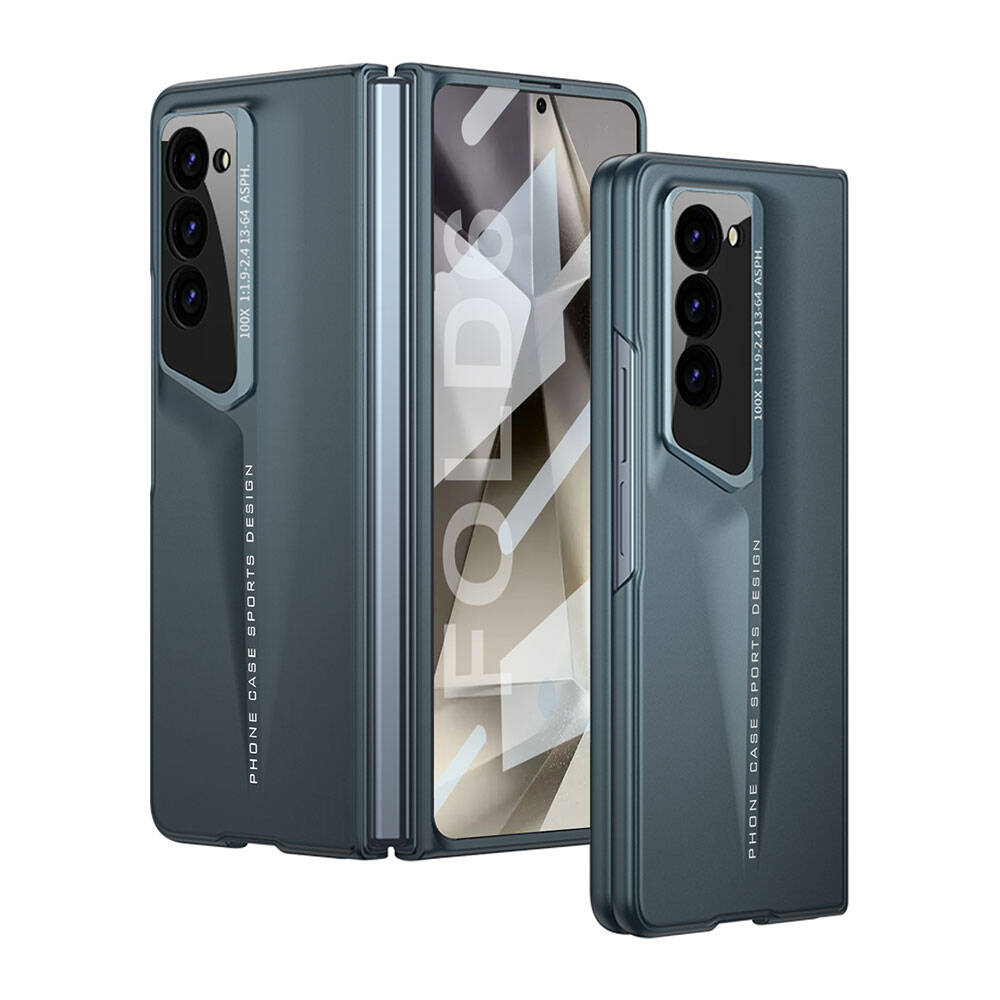 Galaxy Z Fold 6 Kılıf Ultra İnce Kamera Korumalı Sert Rubber NXXA Procase Kapak-Yeşil