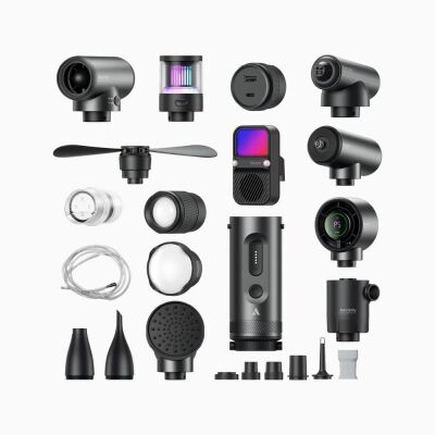 Aecooly OK01 11 in 1 Modüler Kamp Seti Fener Kompresör Powerbank Alarm Modu vb. - Aecooly