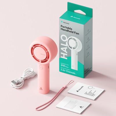 Aecooly PB01-A Portable Hand Cooler Fan with Internal Spiral Dual Ring Airflow Technology and 5 Speed ​​Settings - 14