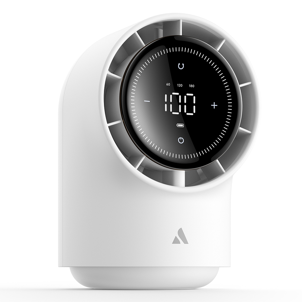 Aecooly TB01 Dijital LED Göstergeli Portatif Soğutucu Masa Fanı - Beyaz