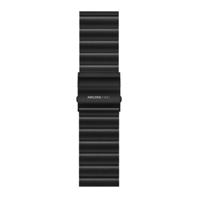 Amazing Thing Glamor Sense Leather Band Compatible with Apple Watch Series - 5