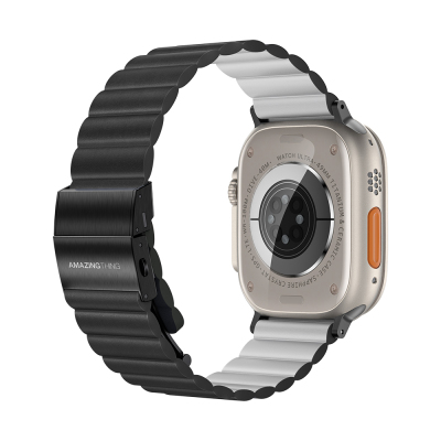 Amazing Thing Glamor Sense Leather Band Compatible with Apple Watch Series - Amazingthing