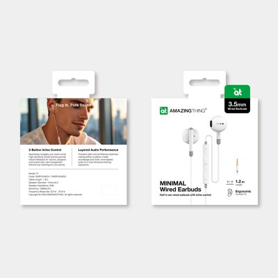Amazingthing 3.5mm Kulak İçi Kablolu Kulaklık 1.2m - 7