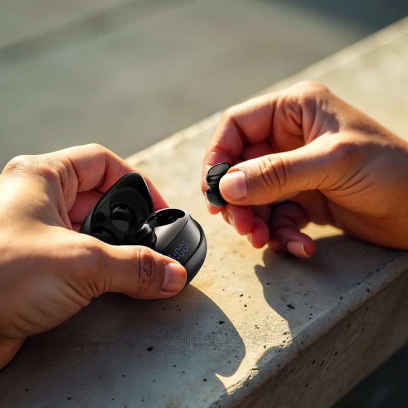 Amazingthing Amazsound Lite Digital LED Display In-Ear Bluetooth Headphones v5.4 - 8