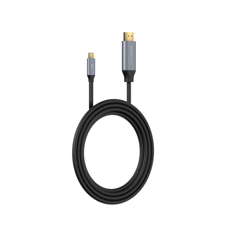 Amazingthing Thunder Pro HDTV Görüntü ve Ses Aktarıcı Type-C to HDMI Kablo Ultra HD 4K 60Hz 1.5M - 3