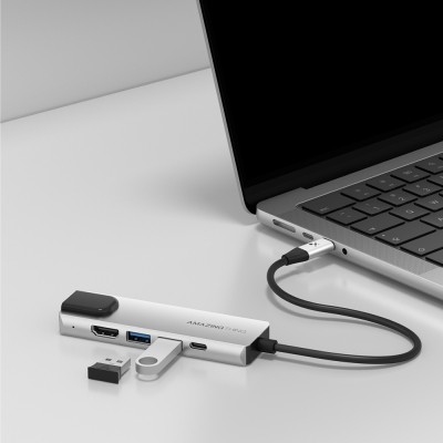 Amazingthing Thunder Pro RJ45 Type-C to HDTV 5in1 4K 60Hz Ethernet Dönüştürücü Adaptör - 10