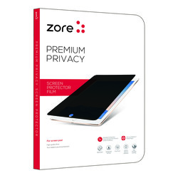 Apple iPad 6 Air 2 Zore Tablet Privacy Tempered Glass Screen Protector - Zore