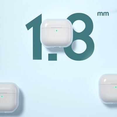 Apple Airpods 3. Generation Case Transparent Hard Crystal Zore Airbag 14 Case - 6