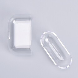 Apple Airpods 3. Nesil Kılıf Şeffaf Sert Kristal Zore Airbag 14 Kılıf - 4