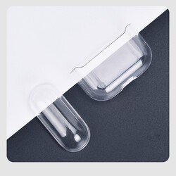 Apple Airpods 3. Nesil Kılıf Şeffaf Sert Kristal Zore Airbag 14 Kılıf - 5