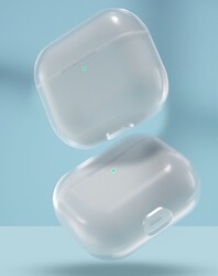 Apple Airpods 3. Nesil Kılıf Şeffaf Sert Kristal Zore Airbag 14 Kılıf - 7