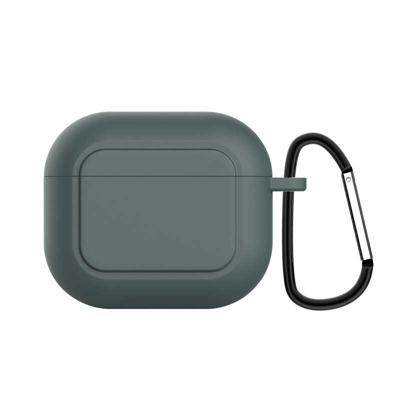 Apple Airpods 3. Nesil Kılıf Zore Airbag 23 Kılıf - Koyu Yeşil