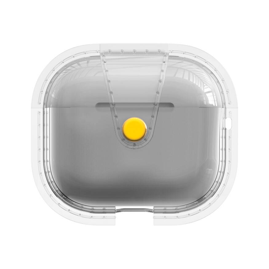 AirPods 3. Nesil Uyumlu NXXA Airbag 33 Darbelere Karşı Dayanıklı Magnetik Kılıf-Gri