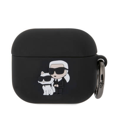 Apple Airpods 3rd Generation Case Karl Lagerfeld Original Licensed Karl & Choupette 3D Silicone Cover - Karl Lagerfeld