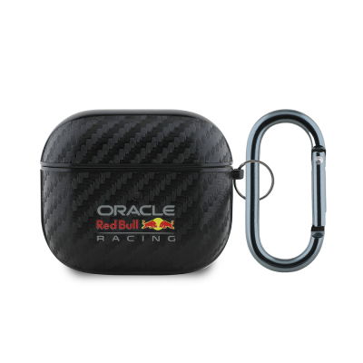 Apple Airpods 3rd Generation Case Redbull Original Licensed PU Carbon Fiber Designed Hanger Cover - Redbull