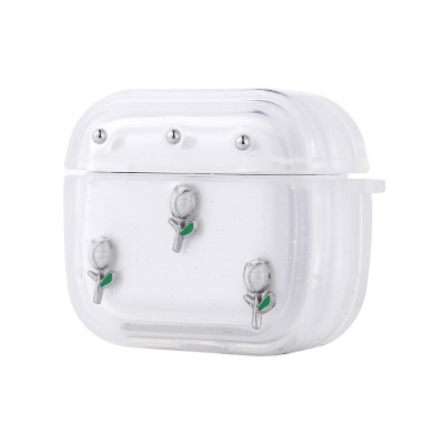 Apple Airpods 3rd Generation Zore Airbag 44 Airbag Design Glitter Transparent Kutup Case - 3