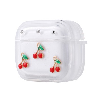 Apple Airpods 3rd Generation Zore Airbag 44 Airbag Design Glitter Transparent Kutup Case - 5