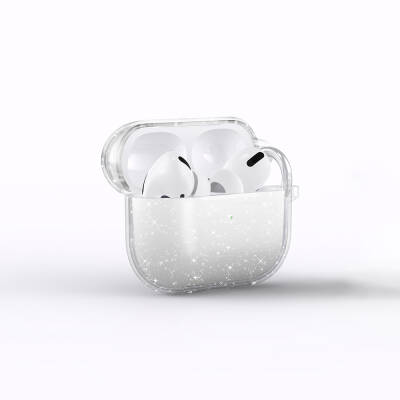 Apple Airpods 3rd Generation Zore Allstar Airbag 32 Shining Glitter Transparent Colored Case - Zore