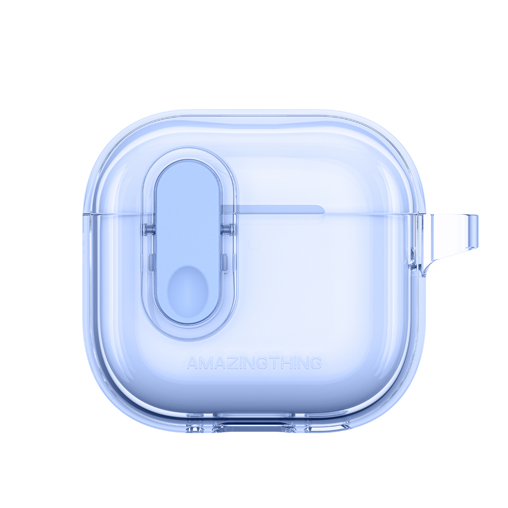 Apple Airpods 4 Amazingthing Magnetik Kilit Tasarımlı Minimal Serisi Kılıf - Mavi