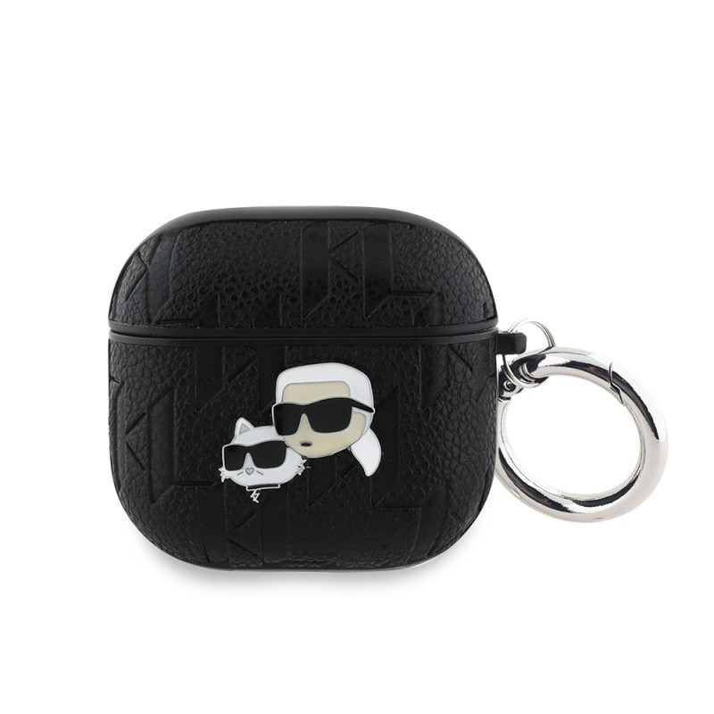 Apple Airpods 4 Case Karl Lagerfeld Original Licensed Monogram Silicone Cover - 1