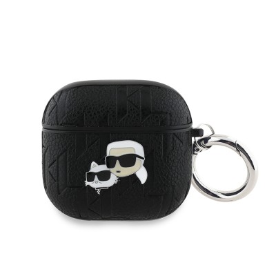 Apple Airpods 4 Case Karl Lagerfeld Original Licensed Monogram Silicone Cover - 2