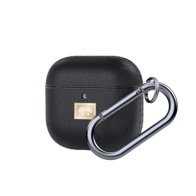 Apple Airpods 4 Case Leather Look Wlons Case with Hanger - Wlons