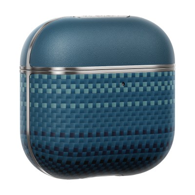 Apple Airpods 4 Kılıf Aramid Fiber Pitaka Tactile Woven Sunset-Moonrise Serisi Kapak - 12