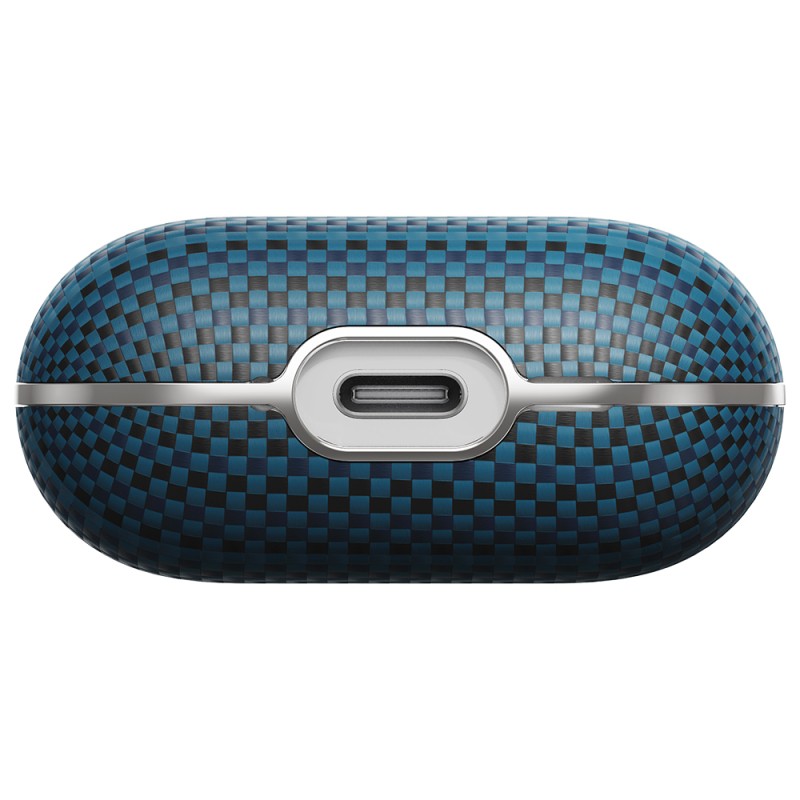 Apple Airpods 4 Kılıf Aramid Fiber Pitaka Tactile Woven Sunset-Moonrise Serisi Kapak - 15