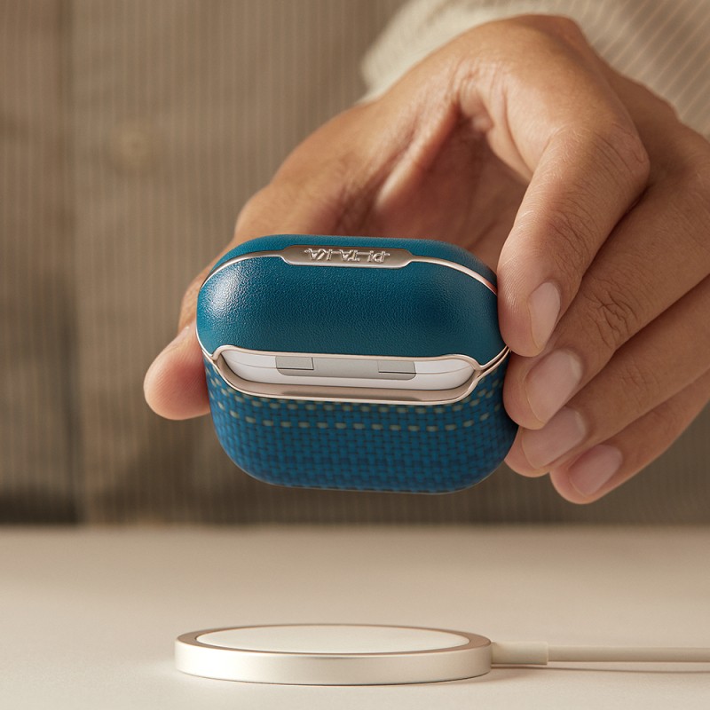 Apple Airpods 4 Kılıf Aramid Fiber Pitaka Tactile Woven Sunset-Moonrise Serisi Kapak - 24