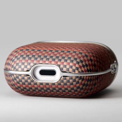 Apple Airpods 4 Kılıf Aramid Fiber Pitaka Tactile Woven Sunset-Moonrise Serisi Kapak - 32