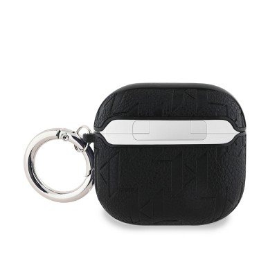 Apple Airpods 4 Kılıf Karl Lagerfeld Orjinal Lisanslı Monogram Silikon Kapak - 3