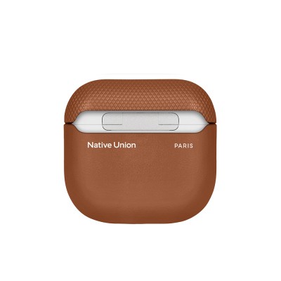 Apple AirPods 4 Kılıf Qi M-Safe Şarj Özellikli Native Union RE Classic Serisi Suni Deri Kapak - 9