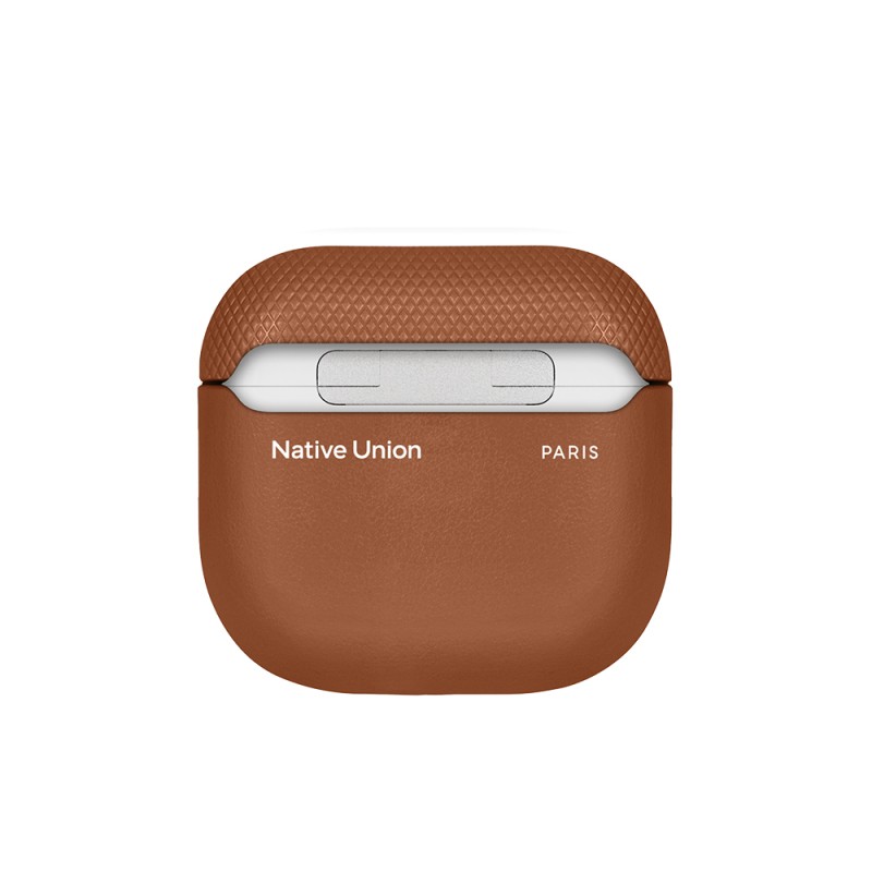 Apple AirPods 4 Kılıf Qi M-Safe Şarj Özellikli Native Union RE Classic Serisi Suni Deri Kapak - 9