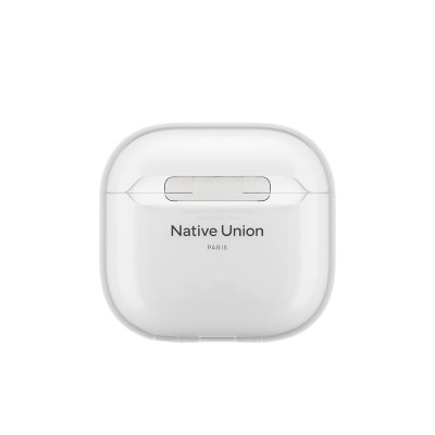 Apple AirPods 4 Kılıf Qi M-Safe Şarj Özellikli Native Union RE Clear Serisi Silikon Kapak - 3