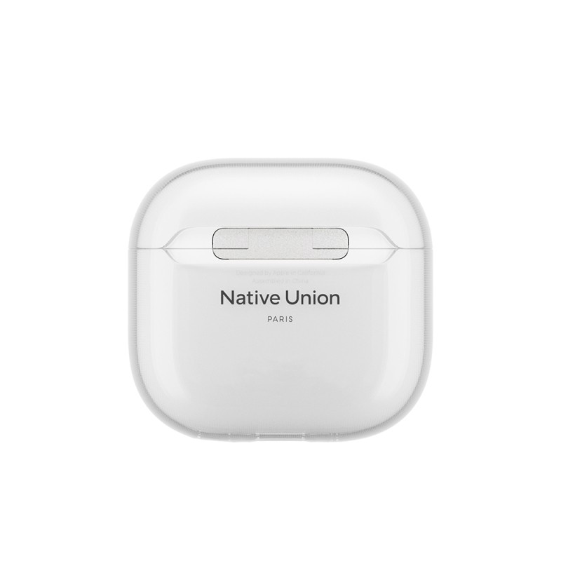 Apple AirPods 4 Kılıf Qi M-Safe Şarj Özellikli Native Union RE Clear Serisi Silikon Kapak - 3