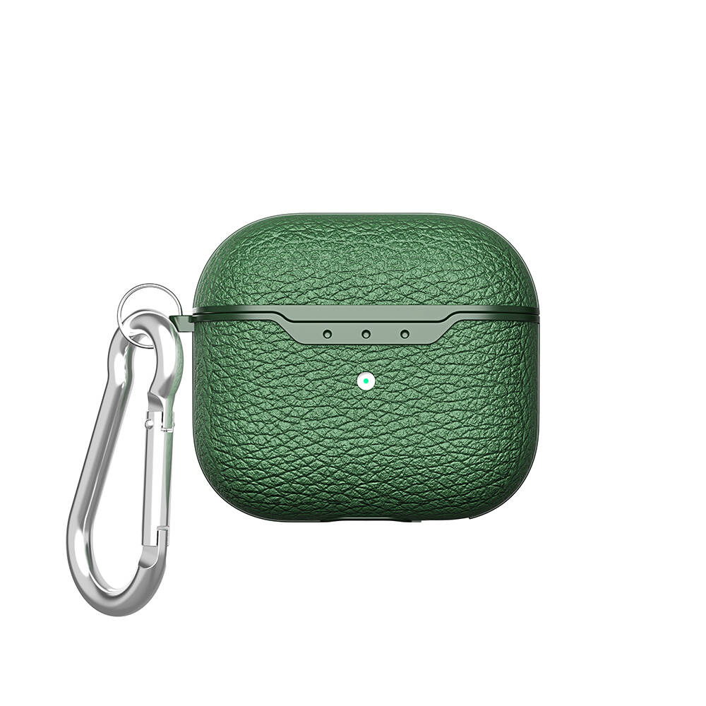 Apple Airpods 4 Kılıf Zore Airbag 03 Silikon - Yeşil