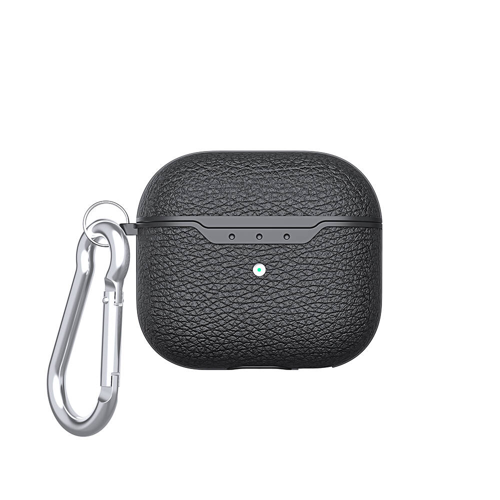 Apple Airpods 4 Kılıf Zore Airbag 03 Silikon - Siyah