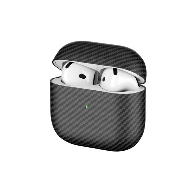 Apple Airpods 4 Zore Airbag 43 600D Karbon Fiber Kulaklık Kılıfı - 4
