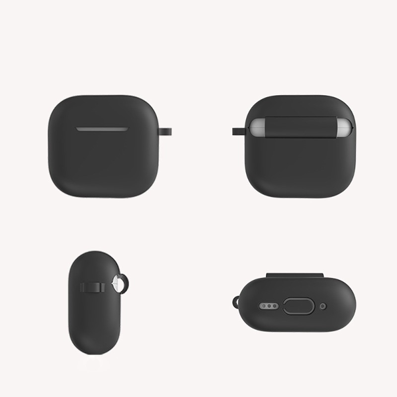 Apple Airpods 4 Zore Standart Silikon Kılıf - 14