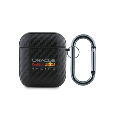 Apple Airpods Case Redbull Original Licensed PU Carbon Fiber Designed Hanger Cover - Redbull